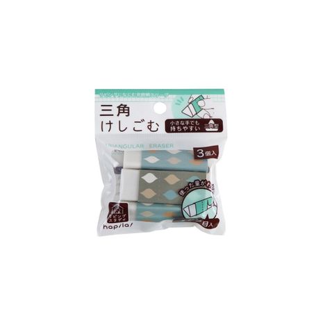 リビスタ三角けしごむ　３個入の画像